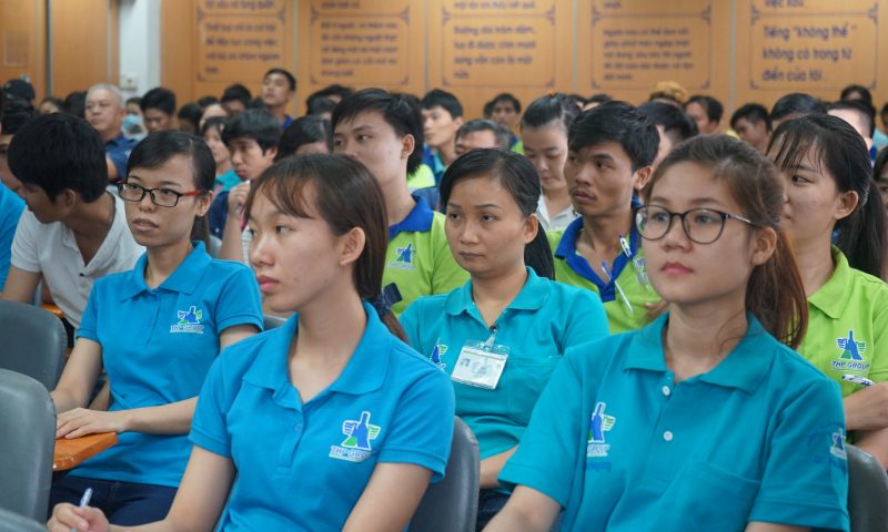 Nhân viên Tân Hiệp Phát hào hứng tham gia lớp An toàn lao động