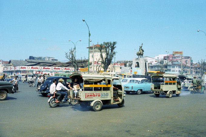 Ảnh phim hiếm về trung tâm Sài Gòn năm 1967