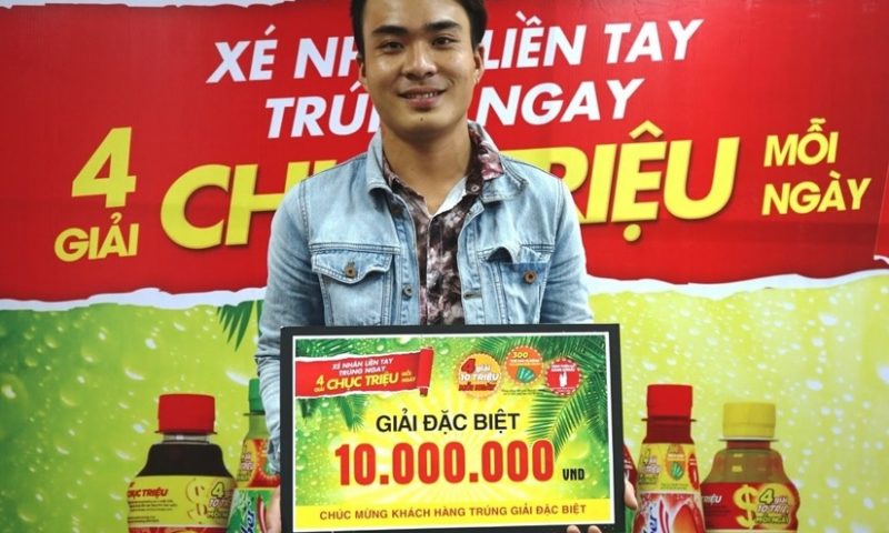 Hàng chục nghìn giải thưởng khuyến mãi hè của Tân Hiệp Phát đã đến với khách hàng
