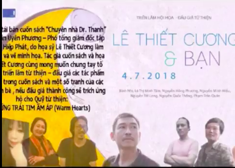 Triễn lãm Hội họa “Đấu giá Từ thiện” – Lê Thiết Cương & Bạn
