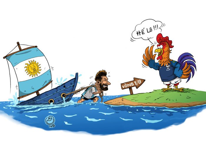 Góc nhìn trào phúng vòng bảng World Cup 2018