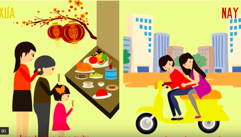 Sự khác biệt thú vị giữa Tết xưa và Tết nay