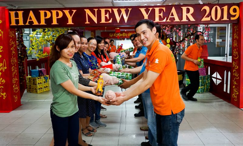 Xuân về ở Đại gia đình Tân Hiệp Phát