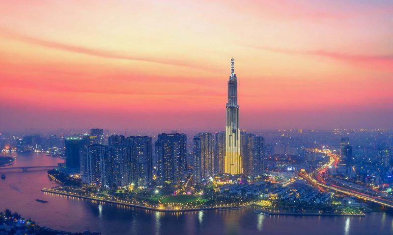 Khoảnh khắc Sài Gòn lung linh nhìn từ trên cao