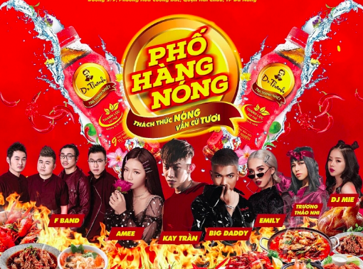 Dàn sao ‘khủng’ tại ‘Lễ hội ẩm thực và âm nhạc Phố Hàng Nóng’