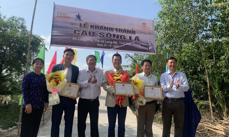 Khánh thành Cầu Sông Lá ở Hậu Giang trước thềm năm mới