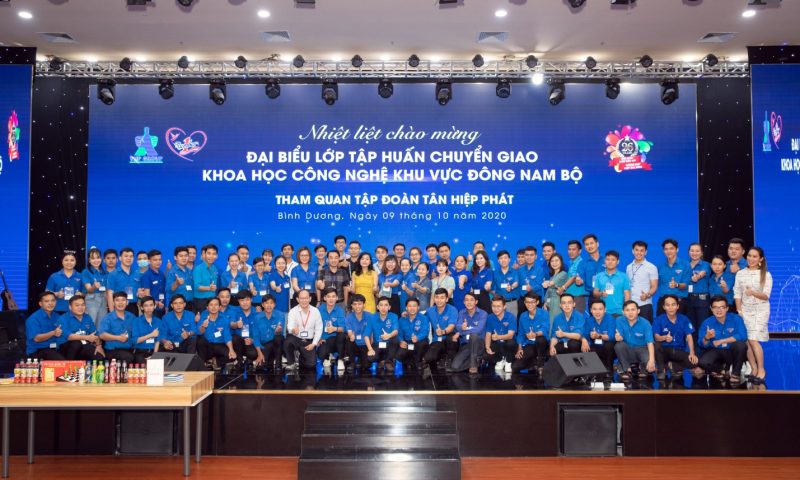 Lớp tập huấn chuyển giao KHCN khu vực Đông Nam Bộ tham quan, giao lưu tại Tập đoàn Tân Hiệp Phát