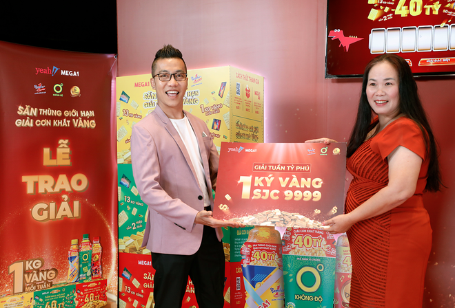 ‘Săn thùng giới hạn’ trên Mega1: Liên tiếp các chủ tạp hóa trúng 1kg vàng