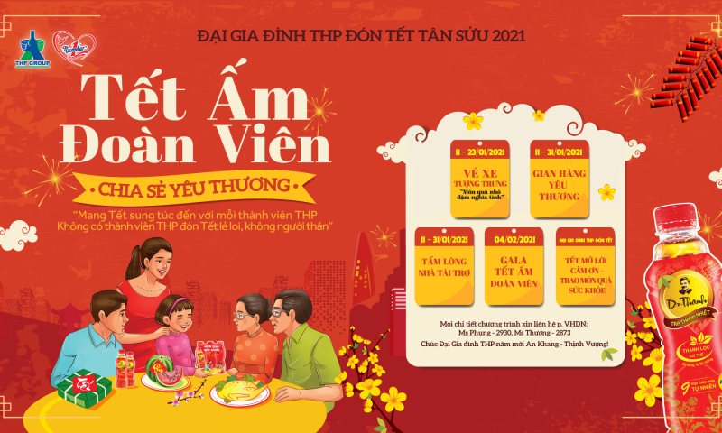 Chia sẻ yêu thương – Tết ấm đoàn viên tại Tân Hiệp Phát